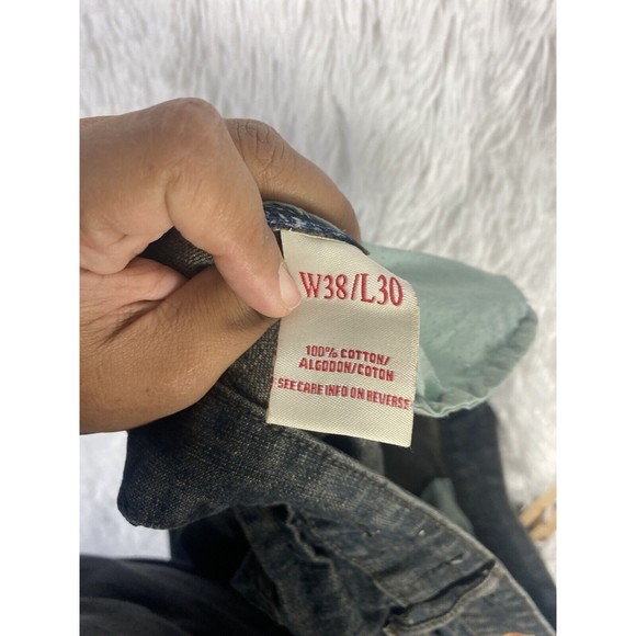 1688 Revolution Denim Black Jeans Dar Wash Mens Size 38 38/30 - Picture 13 of 14